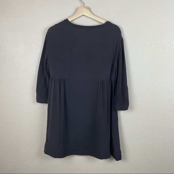 Eileen Fisher 100% Silk Brown Tunic Size XS - Picture 7 of 9